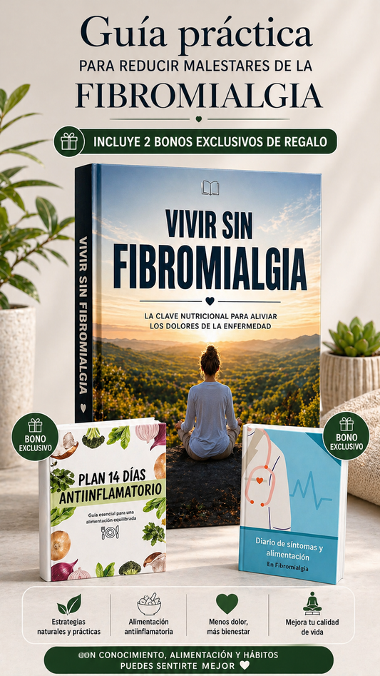 LA MEJOR GUIA PARA EL ALIVIO DE LA FIBROMIALGIA + 2 BONOS GRATIS